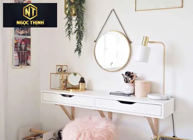 BÀN TRANG ĐIỂM TREO TƯỜNG GIÁ CẢ HỢP LÝ PHẢI CHĂNG